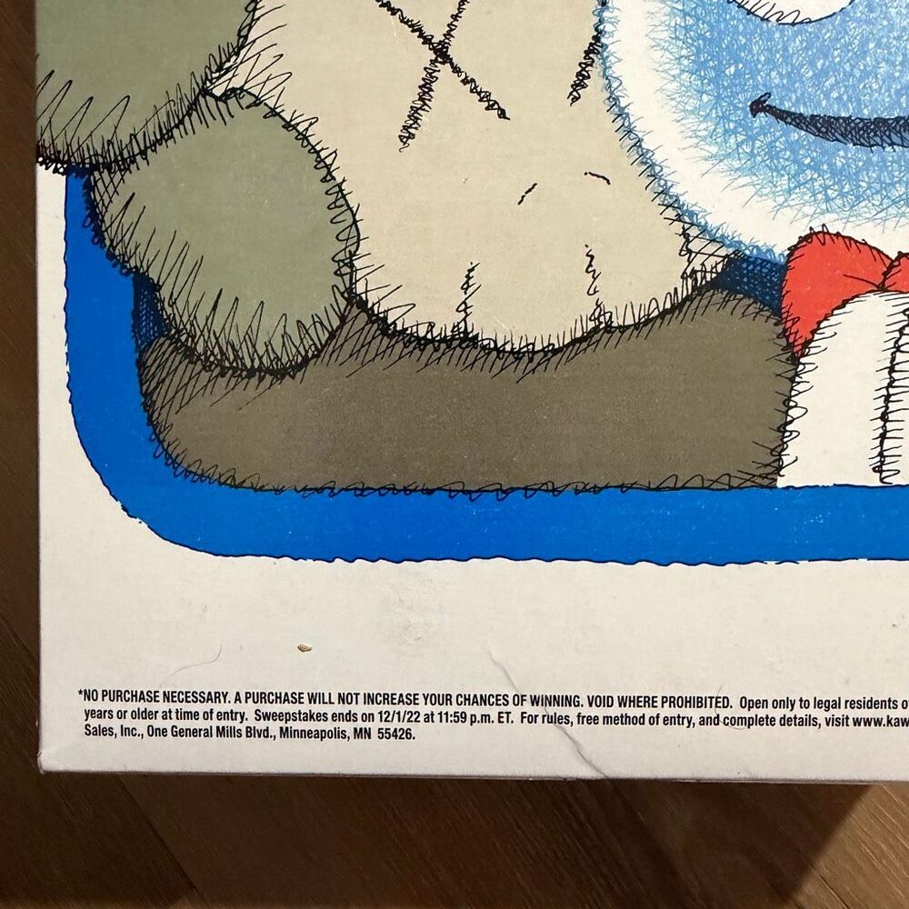 Kaws X Monster Reese’s Puff Collectable Cereal Boxes Family Size Complexcon Art - Picture 5 of 10